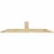 Ekena Millwork Portland Rough Sawn Timber Gable Bracket, Douglas Fir, 72"W x 21"H x 2"D x 6"F, 7/12 Pitch GBW072X21X0206POR00RDF - alternate 3